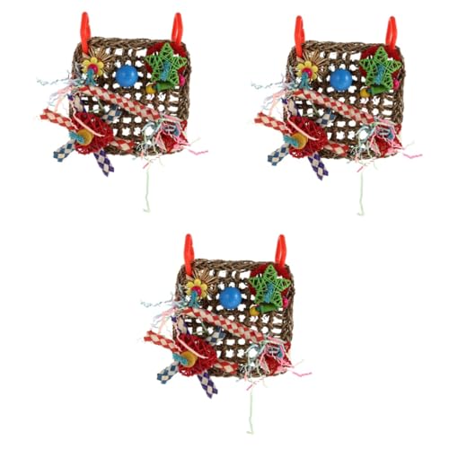 Happyyami 3 Stück Kauspielzeug Sicheres Beißspielzeug Papageien Knabberspielzeug Beißspielzeug Vogel Hängespielzeug Haustier Kauspielzeug Vogelspielzeug Papageienkäfig Spielzeug Happyyami 3 Stück Kauspielzeug Sicheres Beißspielzeug Papageien Knabberspielzeug Beißspielzeug Vogel Hängespielzeug Haustier Kauspielzeug Vogelspielzeug Papageienkäfig Spielzeug von Happyyami