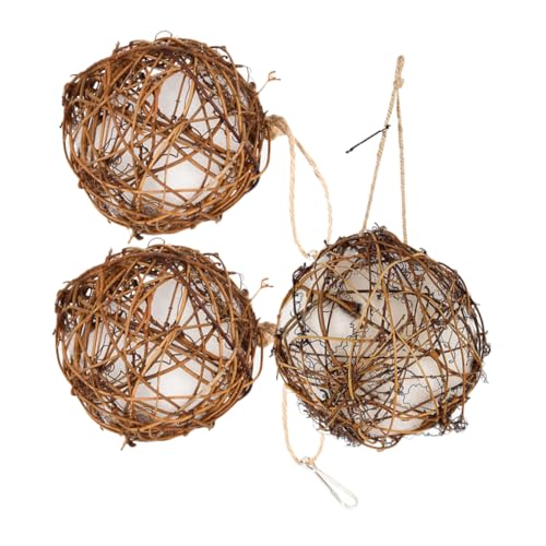 Happyyami 3 Stück Nistbälle für Außen Vogel Nisthaus mit Vogelnistmaterialien für Garten und Balkon Installieren für Vogelliebhaber und Vogelbeobachtungsgeschenke Happyyami 3 Stück Nistbälle für Außen Vogel Nisthaus mit Vogelnistmaterialien für Garten und Balkon Installieren für Vogelliebhaber und Vogelbeobachtungsgeschenke von Happyyami