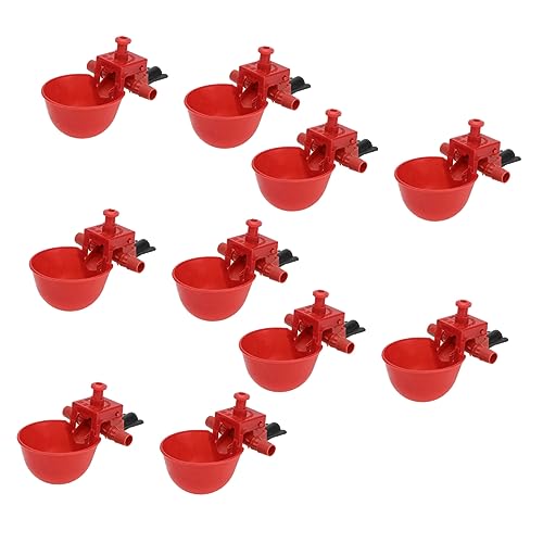 Happyyami 30stücke Automatische Wasserschalen Für Geflügel Verstellbare Tränke Für Hühner Tauben Und Kleine Vögel Einfach Zu Reinigen Installieren Langlebig Und Praktisch Für von Happyyami