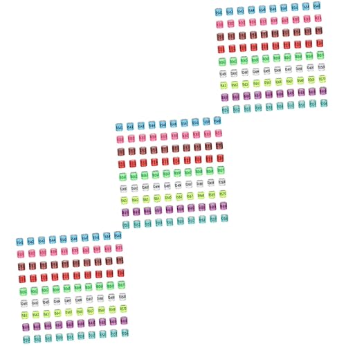 Happyyami 300stücke Aluminium Taubenbeinringe Bunte Identifikationsringe Für Brieftauben Mit Nummern Zur Einfachen Unterscheidung Für Training Und Zucht von Happyyami