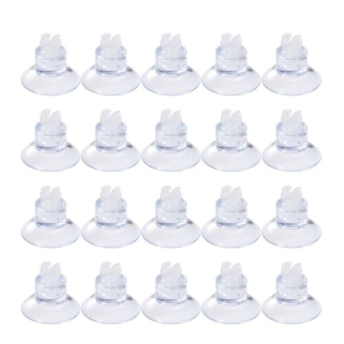Happyyami 30St Luftschlauchklemme einstellbar Schläuche Aquariumheizung Aquarium Pumpe Gestell Vakuum Fish Tank Accessories Aquarium Suction Cups Airline-Schlauchclip Airline-Schlauchhalter von Happyyami