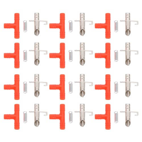 Happyyami 30st Vogelfütterer Wasserspender Für Hunde Wassertrinker Kaninchenwasser Bausatz Wurf Meerschweinchen Wasserflasche Automatische Futterautomaten Kaninchendüsen Haustier von Happyyami