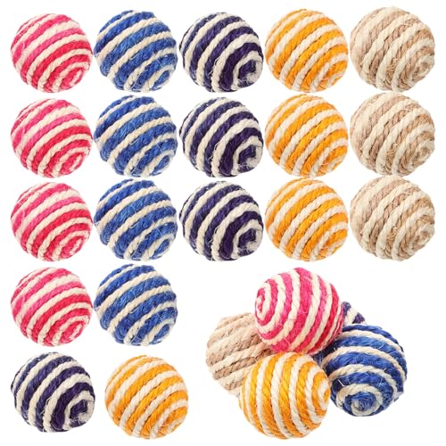 Happyyami 35stücke Teiliges Katzenspielzeug Interaktive Farbenfrohe Bälle Für Katzen Zum Kratzen Und Beißen Fördert Spieltrieb Und Bindung Zu Ihrem Haustier von Happyyami