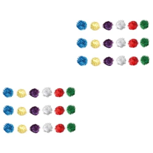 Happyyami 36 STK Katzenspielzeug Glitter Ball plüschball Zug Glitzerkugeln Katzenspielzeugbälle Spielzeuge Katze pom bälle Haustierzubehör lustige Katze Bommel Katzen-Teaser Happyyami 36 STK Katzenspielzeug Glitter Ball plüschball Zug Glitzerkugeln Katzenspielzeugbälle Spielzeuge Katze pom bälle Haustierzubehör lustige Katze Bommel Katzen-Teaser von Happyyami