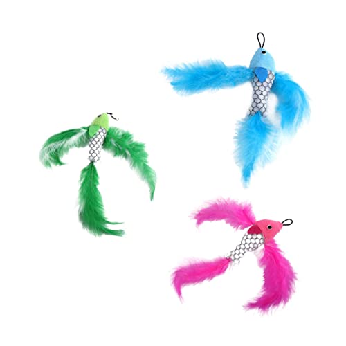 Happyyami 3St Ersatzkopf für Katzenangel Mäuse Tierspielzeug Kätzchen Übungsspielzeug Katzenspielzeug Interactive cat Toy Angelrute Katze Zauberstab Katze Fisch Spielzeug beissen Hauskatze Happyyami 3St Ersatzkopf für Katzenangel Mäuse Tierspielzeug Kätzchen Übungsspielzeug Katzenspielzeug Interactive cat Toy Angelrute Katze Zauberstab Katze Fisch Spielzeug beissen Hauskatze von Happyyami