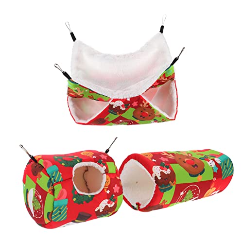 Happyyami 3stücke Teiliges Hamster-hängennest Für Kleine Haustiere Warmes Schlafhaus Für Meerschweinchen Igel Und Chinchillas Winterversteck Hochwertigem Happyyami 3stücke Teiliges Hamster-hängennest Für Kleine Haustiere Warmes Schlafhaus Für Meerschweinchen Igel Und Chinchillas Winterversteck Hochwertigem von Happyyami