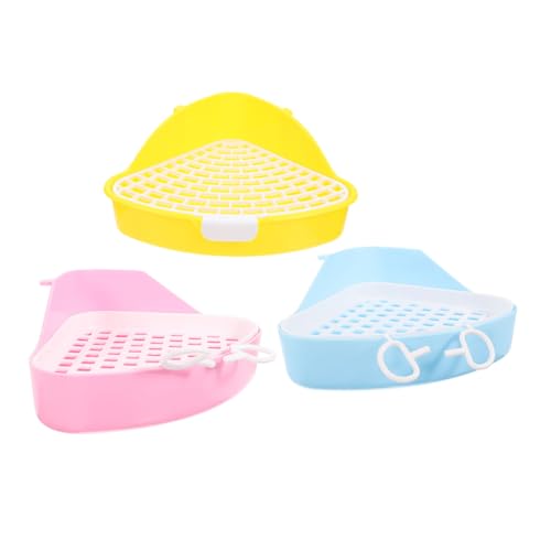 Happyyami Tablett Kleintier-ecktoilette Töpfchen Für Käfig Haustiertöpfchen Meerschweinchen Katzentoilette Hamstertoilette Happyyami Tablett Kleintier-ecktoilette Töpfchen Für Käfig Haustiertöpfchen Meerschweinchen Katzentoilette Hamstertoilette von Happyyami