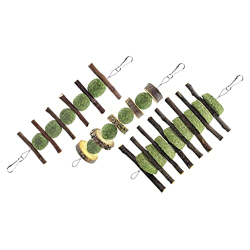 Happyyami Holztier-kauspielzeug Zweig-Snacks 3 Stück Haustier-beißspielzeug Für Hasen Meerschweinchen Hamster Papageien Happyyami Holztier-kauspielzeug Zweig-Snacks 3 Stück Haustier-beißspielzeug Für Hasen Meerschweinchen Hamster Papageien von Happyyami