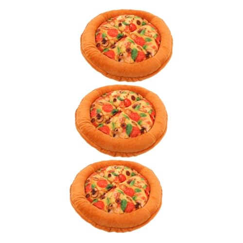 Happyyami 3stücke Katzenbett Pizza-Matte Für Drinnen Warme Und Weiche Kuschelmatte Für Katzen Und Kätzchen rutschfest Waschbar Kreatives Design Sicheres Material Happyyami 3stücke Katzenbett Pizza-Matte Für Drinnen Warme Und Weiche Kuschelmatte Für Katzen Und Kätzchen rutschfest Waschbar Kreatives Design Sicheres Material von Happyyami