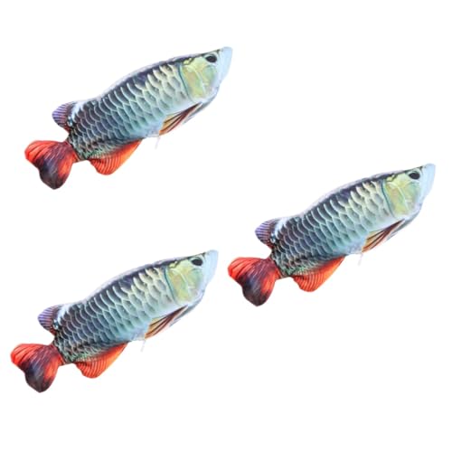 Happyyami 3St Katzenspielzeug Fisch-Katzenminze-Spielzeug de porristas Plüschtier Haustier elektronisches Katzenfischspielzeug Elektronisches Fischspielzeug Kätzchen Wels Happyyami 3St Katzenspielzeug Fisch-Katzenminze-Spielzeug de porristas Plüschtier Haustier elektronisches Katzenfischspielzeug Elektronisches Fischspielzeug Kätzchen Wels von Happyyami