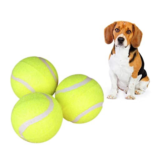 Happyyami 3stücke Riesen Kauspielzeug Für Große Hunde Tennisball Haustier Spielzeug Aus Gummi Langlebiges Bissfestes Kauen Und Zahnreinigung Apportierspielzeug Für Hundetraining Happyyami 3stücke Riesen Kauspielzeug Für Große Hunde Tennisball Haustier Spielzeug Aus Gummi Langlebiges Bissfestes Kauen Und Zahnreinigung Apportierspielzeug Für Hundetraining von Happyyami