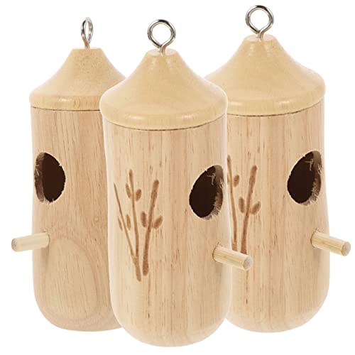 Happyyami 3St Kolibri- outdoordeko vogelhäuser für draußen gartendeko rostoptik Vogelhäuschen Vogelhaus Käfig Verschachtelung Taube Nestvogelschmuck draußen hängendes Kolibrihaus hölzern Happyyami 3St Kolibri- outdoordeko vogelhäuser für draußen gartendeko rostoptik Vogelhäuschen Vogelhaus Käfig Verschachtelung Taube Nestvogelschmuck draußen hängendes Kolibrihaus hölzern von Happyyami