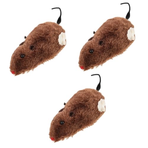 Happyyami 3St Spielzeug Aufziehen Fun Toys for Katzen realistisch aussehende Mäuse Rennmäuse aufziehen Haarstäbchen bewegliches Spielzeug bewegende Happyyami 3St Spielzeug Aufziehen Fun Toys for Katzen realistisch aussehende Mäuse Rennmäuse aufziehen Haarstäbchen bewegliches Spielzeug bewegende von Happyyami