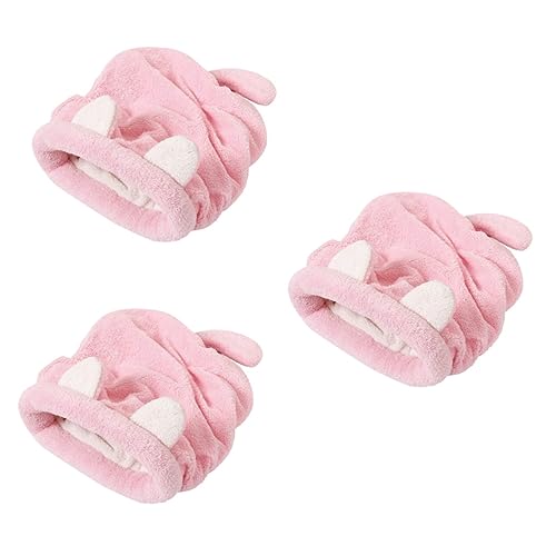 Happyyami 3St hundehaus Bett Bequeme Haustierbetten Schlafsack für Haustiere Katzenschlafsack Katzennest Hund+ Haustier-Pads Haustier warmes Herbst und Winter Hundehütte Rosa Happyyami 3St hundehaus Bett Bequeme Haustierbetten Schlafsack für Haustiere Katzenschlafsack Katzennest Hund+ Haustier-Pads Haustier warmes Herbst und Winter Hundehütte Rosa von Happyyami