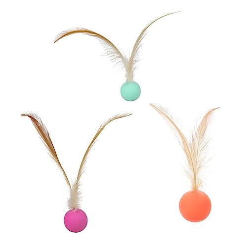 Happyyami 3St lustige Katze Springender Ball Kratzspielzeug für Katzen Katzenspielzeug für Wohnungskatzen interaktives Spielzeug Stringy Balls Spielzeuge Kätzchenspielzeug necken Happyyami 3St lustige Katze Springender Ball Kratzspielzeug für Katzen Katzenspielzeug für Wohnungskatzen interaktives Spielzeug Stringy Balls Spielzeuge Kätzchenspielzeug necken von Happyyami