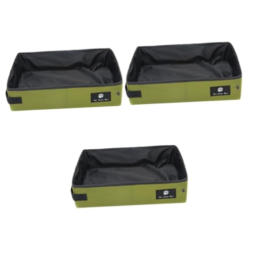 Happyyami 3er-Box Pet Pee Fall Aquarienbrücke Falten Sandbad Für Hamster Verwendung Im Freien Kleiner Papageienbrüter Verformungsbeständig Mülleimer Grüne Farbe Haustier Wasserdicht Happyyami 3er-Box Pet Pee Fall Aquarienbrücke Falten Sandbad Für Hamster Verwendung Im Freien Kleiner Papageienbrüter Verformungsbeständig Mülleimer Grüne Farbe Haustier Wasserdicht von Happyyami