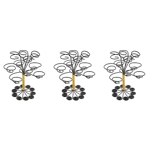 Happyyami 3st Blumenständer Aus Aluminiumdraht Luftpflanzenrahmen Halter Für Luftpflanzen Tisch-pflanzenständer Kleiner Pflanzenständer Tischplatte Metalldekor Büro Luft Ananas Beckenrahmen von Happyyami