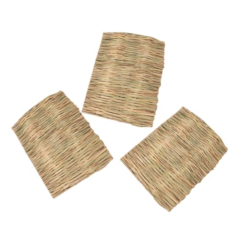 Happyyami 3st Einstreu Für Kaninchen Futtermatte Für Hasen Mahlmatte Für Kaninchen Chinchilla-bettwäschematte Hasen-schlafmatte Hasenversteck Chinchilla-Nest Kaninchenbett Aus Stroh Gras Happyyami 3st Einstreu Für Kaninchen Futtermatte Für Hasen Mahlmatte Für Kaninchen Chinchilla-bettwäschematte Hasen-schlafmatte Hasenversteck Chinchilla-Nest Kaninchenbett Aus Stroh Gras von Happyyami