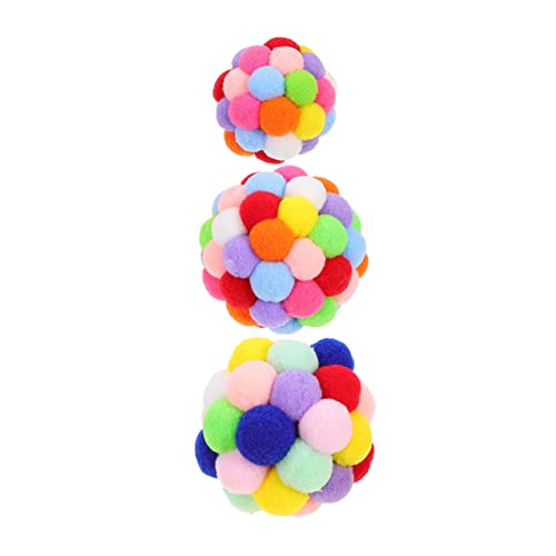 Happyyami 3stücke Interaktives Katzenspielzeug Teiliges Bunte Weiche Bälle Für Katzen Fördert Spiel Und Bewegung Langeweile Und Schützt Möbel Für Aktive Katzen Happyyami 3stücke Interaktives Katzenspielzeug Teiliges Bunte Weiche Bälle Für Katzen Fördert Spiel Und Bewegung Langeweile Und Schützt Möbel Für Aktive Katzen von Happyyami