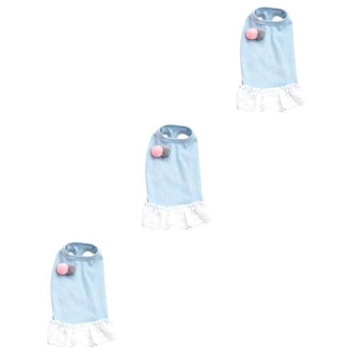 Happyyami 3St Pet-Spitzenrock Hundekleid Kleidung für Haustiere Haustierkleidung Kostüme Outfitt summerdress sommeroutfit Kleider Rockkostü für Hund pet Kleidung Rock Haarball Spitzenkleid Happyyami 3St Pet-Spitzenrock Hundekleid Kleidung für Haustiere Haustierkleidung Kostüme Outfitt summerdress sommeroutfit Kleider Rockkostü für Hund pet Kleidung Rock Haarball Spitzenkleid von Happyyami