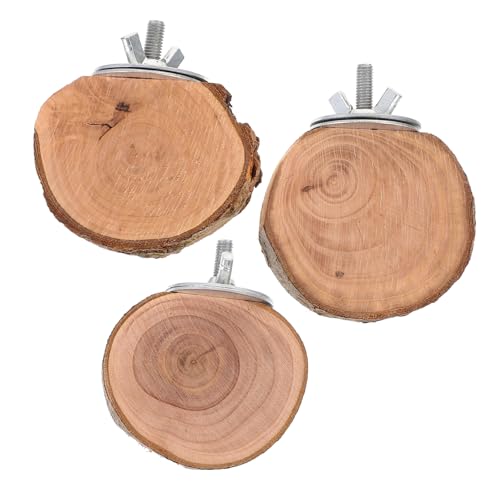 Happyyami 3 Stücke Holz Papagei Leiter Spielzeug Sittich Spielzeug Vogelkäfig Zubehör Hamster Klettern Leiter Vogel Geist Motor Fähigkeiten von Happyyami