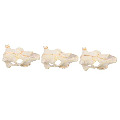 Happyyami 3stücke Dekorative Tier Schädel Skulptur Für Aquarium Realistischer Reptilien Unterschlupf Langlebig Aus Resin Für Garnelen Und Fische Stilvolle Terrarien-Dekoration Happyyami 3stücke Dekorative Tier Schädel Skulptur Für Aquarium Realistischer Reptilien Unterschlupf Langlebig Aus Resin Für Garnelen Und Fische Stilvolle Terrarien-Dekoration von Happyyami