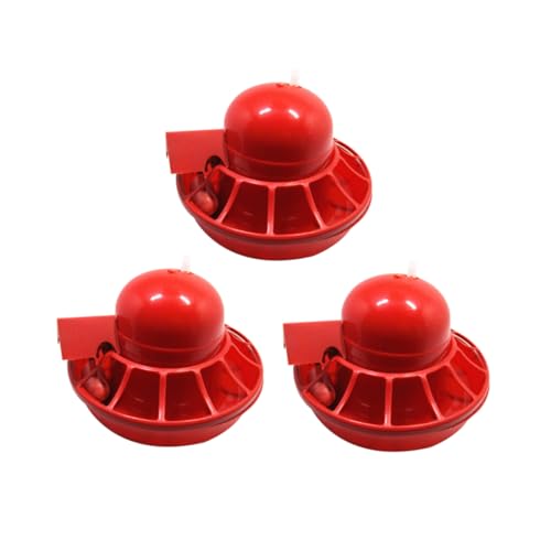 Happyyami 3st Wassertrinker Heu Maschine Futterspender Hühner System Vogelfütterer Automatisch Küken Schüssel Bausatz Trinkbrunnen Für Haustiere Geflügel Tränke Huhn Grübler Kaninchen Rot Happyyami 3st Wassertrinker Heu Maschine Futterspender Hühner System Vogelfütterer Automatisch Küken Schüssel Bausatz Trinkbrunnen Für Haustiere Geflügel Tränke Huhn Grübler Kaninchen Rot von Happyyami