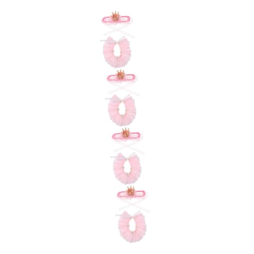 Happyyami 4 Sätze Haustier Geburtstag Anzug Katzen-lätzchen-schal Weihnachtsdekoration Hundehalsband Personalisiert Geburtstagskleid Für Hunde Halstuch Kleidung Spitze Klein von Happyyami