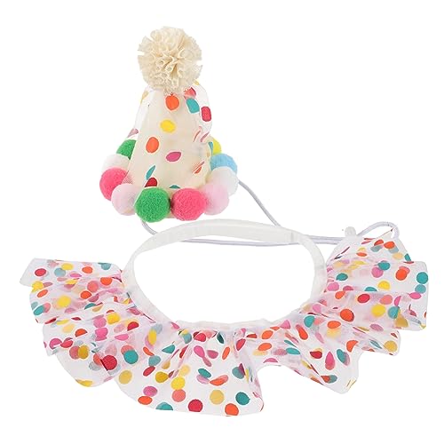 Happyyami 4 Sätze Haustier-Geburtstagsmütze Lätzchen-Schal für Haustiere Bandanas für kleine Hunde Kleider Hüte Mütze und Schal für Hunde Partydekoration für Haustiere Hündchen schmücken Hut Happyyami 4 Sätze Haustier-Geburtstagsmütze Lätzchen-Schal für Haustiere Bandanas für kleine Hunde Kleider Hüte Mütze und Schal für Hunde Partydekoration für Haustiere Hündchen schmücken Hut von Happyyami