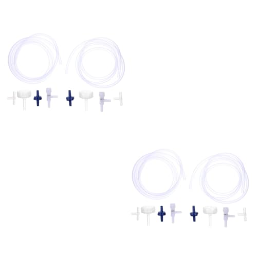 Happyyami 4 Sätze Inkubationspaket aufzuchtfutter Fische Aquarium Zubehör DIY Zubehör Aquarien-Inkubator Bausatz Werkzeug Set zum Schlüpfen von Garnelen Garnelen-Inkubator-Kit Plastik Weiß von Happyyami