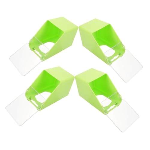 Happyyami 4stücke Quail Cage Futterspender Multifunktionale Futter Und Wasserversorgung Für Vögel Und Tauben Installieren Geeignet Für Innen Und Außengehege von Happyyami