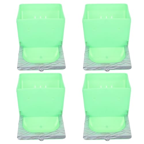 Happyyami 4 Stück Futterbox für Kaninchen nachfüllbarer Futterautomat Haustierbedarf automatisierte futterspender für kleintiere Kaninchenfutterautomat Haustierzubehör Hasenfutternapf Green Happyyami 4 Stück Futterbox für Kaninchen nachfüllbarer Futterautomat Haustierbedarf automatisierte futterspender für kleintiere Kaninchenfutterautomat Haustierzubehör Hasenfutternapf Green von Happyyami