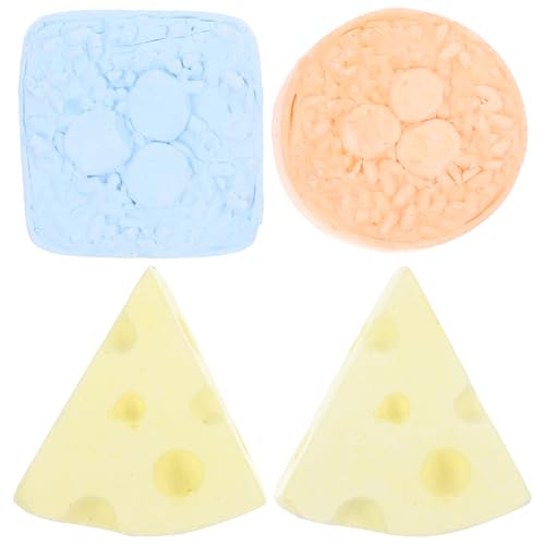 Happyyami 4stücke Hamster Kauspielzeug Molarspielzeuge Für Kleine Haustiere Für Kaninchen Meerschweinchen Und Nagetiere Gesundes Kauvergnügen Aus Mineralien Und Mehl von Happyyami