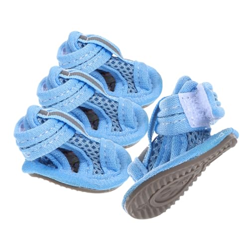 Happyyami Hundeschuhe Im 4er-Pack Atmungsaktive Mesh-haustiersandalen Keine Hundestiefel Für Größe 1 Happyyami Hundeschuhe Im 4er-Pack Atmungsaktive Mesh-haustiersandalen Keine Hundestiefel Für Größe 1 von Happyyami