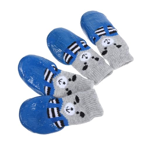 Happyyami 4 Stück Haustierschuhe Hundeschuhe Regenstiefel Für Hunde Booties Für Hunde Katzenstiefel Pfotensocken Atmungsaktive Hundestiefel Katzensocken Für Katzen Sky-Blue Baumwolle Happyyami 4 Stück Haustierschuhe Hundeschuhe Regenstiefel Für Hunde Booties Für Hunde Katzenstiefel Pfotensocken Atmungsaktive Hundestiefel Katzensocken Für Katzen Sky-Blue Baumwolle von Happyyami