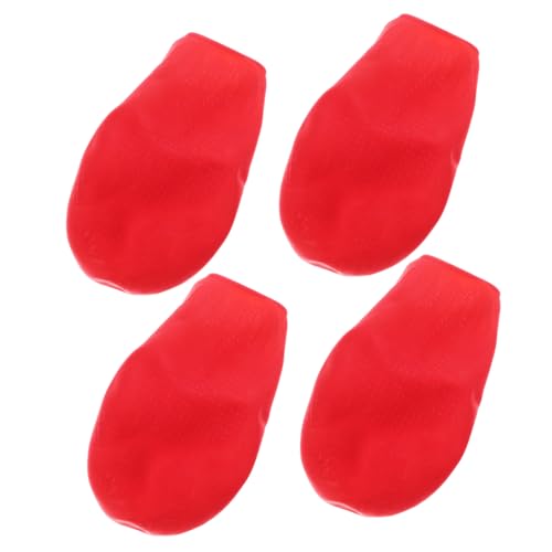 Happyyami 4 Stück Hundestiefel Doggy Regen Stiefel Regenstiefel Für Hunde Stiefel Für Chihuahua-Hunde Nagelknipser Für Hunde Schuhe Mäntel Haustier Stiefeletten Zahnpasta Für Hunde Pfote von Happyyami