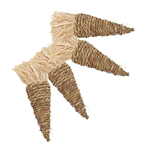 Happyyami 4stücke Woven Chew Toys Für Kleintiere Handgefertigtes Karotten-Spielzeug Für Kaninchen Meerschweinchen Und Hamster Zur Zahnreinigung Und Stressbewältigung Happyyami 4stücke Woven Chew Toys Für Kleintiere Handgefertigtes Karotten-Spielzeug Für Kaninchen Meerschweinchen Und Hamster Zur Zahnreinigung Und Stressbewältigung von Happyyami
