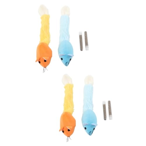 Happyyami 4 Stück Katze Plüschtier Katze Katzenminze Spielzeug Spielen Katzenminze Mäuse Plüschfigur Spielzeug Kätzchen Kauspielzeug Rj Plüsch Beissen Langen Hölzern Happyyami 4 Stück Katze Plüschtier Katze Katzenminze Spielzeug Spielen Katzenminze Mäuse Plüschfigur Spielzeug Kätzchen Kauspielzeug Rj Plüsch Beissen Langen Hölzern von Happyyami