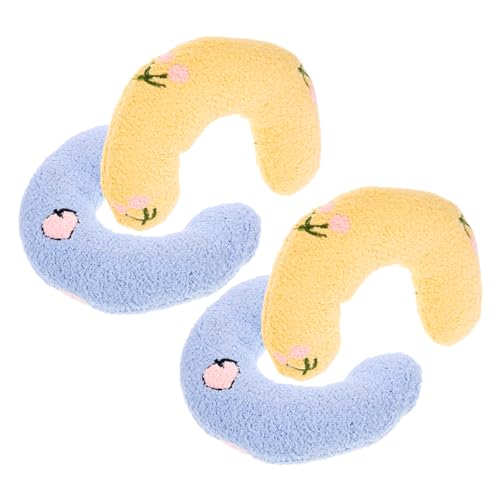 Happyyami 4stücke U-förmiges Katzenkissen Weiche Schlafunterlage Für Katzen Bequem Und Pflegeleicht Als Spielzeug Für Kätzchen Für Entspannte Nickerchen von Happyyami