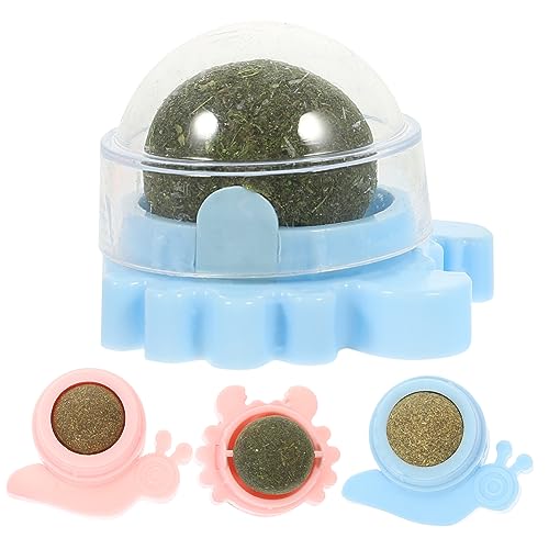 Happyyami 4stücke Teiliges Katzenminze Spielzeug Rotierende Catnip Bälle Für Interaktive Zahnreinigung Und Teething Spaß Für Spielende Katzen Farben von Happyyami