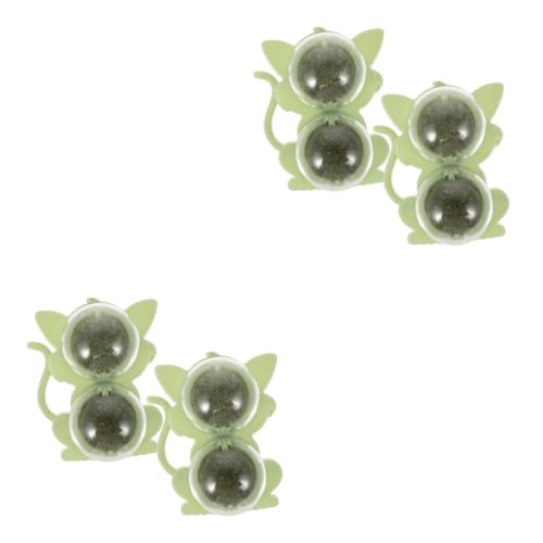 Happyyami 4 Stück Katzenspielzeug Haustierspielzeug Für Katze Leckerbissen Für Katzen Kätzchen Katzenminze Bälle Mini-katzenminze-wandball Katze Beißt Plastik Essbar Rotieren Pflanze Happyyami 4 Stück Katzenspielzeug Haustierspielzeug Für Katze Leckerbissen Für Katzen Kätzchen Katzenminze Bälle Mini-katzenminze-wandball Katze Beißt Plastik Essbar Rotieren Pflanze von Happyyami