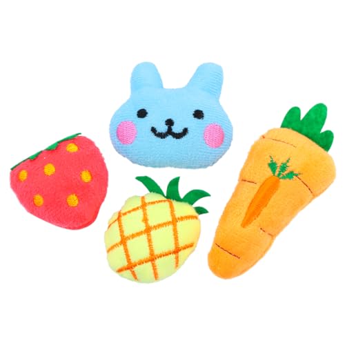 Happyyami 4 Stück Katzenspielzeug Katzenminze-Spielzeug Flauschige Kuscheltiere Spielzeuge Katzenminze Kauspielzeug Für Haustiere Kauspielzeug Für Hauskatzen Tierspielzeug Plüsch Katze Obst Happyyami 4 Stück Katzenspielzeug Katzenminze-Spielzeug Flauschige Kuscheltiere Spielzeuge Katzenminze Kauspielzeug Für Haustiere Kauspielzeug Für Hauskatzen Tierspielzeug Plüsch Katze Obst von Happyyami
