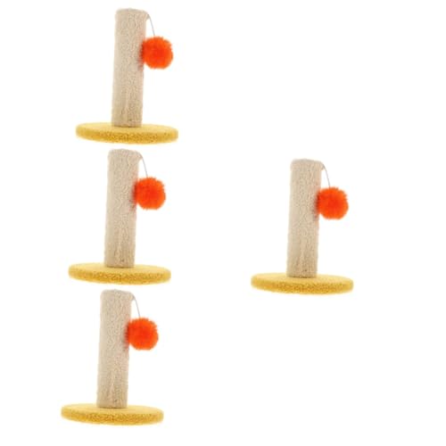 Happyyami 4 Stück Katzenspielzeug Kratzmöbel für Katzen katzenkratzbretter Katzenkratzbäume für Wohnungskatzen Kätzchenspielzeug Spielzeuge Spielzeug für Katze vertikaler Kratzbaum drinnen Happyyami 4 Stück Katzenspielzeug Kratzmöbel für Katzen katzenkratzbretter Katzenkratzbäume für Wohnungskatzen Kätzchenspielzeug Spielzeuge Spielzeug für Katze vertikaler Kratzbaum drinnen von Happyyami