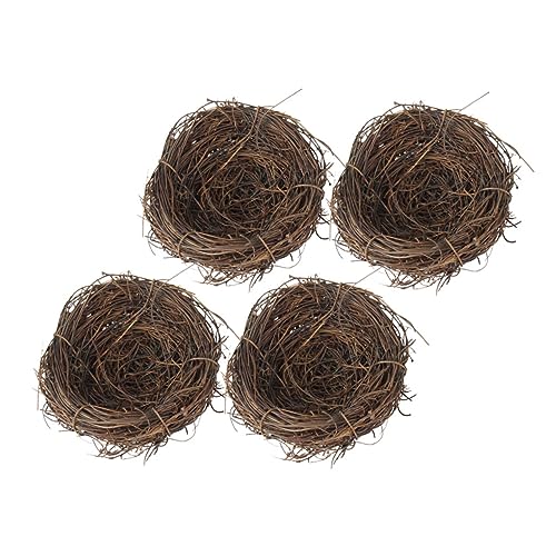 Happyyami 4stücke Künstliche Vogel Nester Aus Rattan Realistische Dekoration Für Ostern Garten Und Käfige Kreative Requisiten Für Fotos Und Festlichkeiten Happyyami 4stücke Künstliche Vogel Nester Aus Rattan Realistische Dekoration Für Ostern Garten Und Käfige Kreative Requisiten Für Fotos Und Festlichkeiten von Happyyami