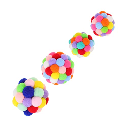 Happyyami 4 Stück Lustiger Katzenball Katzenbälle Aus Schaumstoff Ballspielzeug Zum Apportieren Von Hunden Automatisiertes Katzenspielzeug Pet-Ball-Spielzeug Plüsch Kätzchen Den Ball Necken Happyyami 4 Stück Lustiger Katzenball Katzenbälle Aus Schaumstoff Ballspielzeug Zum Apportieren Von Hunden Automatisiertes Katzenspielzeug Pet-Ball-Spielzeug Plüsch Kätzchen Den Ball Necken von Happyyami
