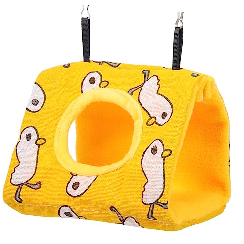 Happyyami 4 Stück Nesthaussittiche Sittichbett Nymphensittich Hängematte Vogelhütte Vogelkäfig dinkelflocken vogelhaus Vogelspielzeug Cartoon-Vogelzelt Schlafbett für Haustierkäfig Baumwolle Happyyami 4 Stück Nesthaussittiche Sittichbett Nymphensittich Hängematte Vogelhütte Vogelkäfig dinkelflocken vogelhaus Vogelspielzeug Cartoon-Vogelzelt Schlafbett für Haustierkäfig Baumwolle von Happyyami