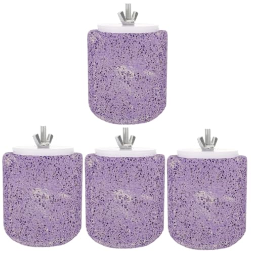 Happyyami 4 Stück Papagei Stehstange vogelstange vogelkäfig zubehör Parrot Toys vogelspielzeug nymphensittich Vogelstation Spielzeug Vogelzubehör Vogeltrainingsplattform Bimsstein Violet Happyyami 4 Stück Papagei Stehstange vogelstange vogelkäfig zubehör Parrot Toys vogelspielzeug nymphensittich Vogelstation Spielzeug Vogelzubehör Vogeltrainingsplattform Bimsstein Violet von Happyyami