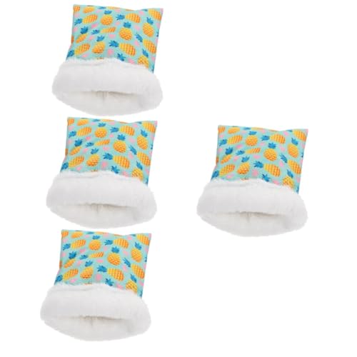 Happyyami 4 Stück Schlafsack für Hamster Kaninchenspielzeug Winter Hamsterbett Hasenspielzeug Spielzeuge Beutel für Meerschweinchen Schlafbett für kleine Haustiere Papagei Igel Happyyami 4 Stück Schlafsack für Hamster Kaninchenspielzeug Winter Hamsterbett Hasenspielzeug Spielzeuge Beutel für Meerschweinchen Schlafbett für kleine Haustiere Papagei Igel von Happyyami
