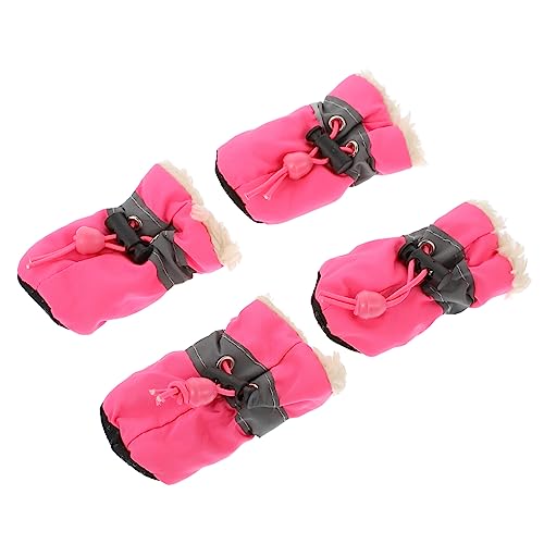Happyyami 4 Stück Schuhüberzüge für Haustiere winterlinge Pets snea Reflektierende Hundeschuhe für Hunde Hund Katze warme Schuhe Outdoor-Schuhe für Haustiere warme Winterschuhe Samt Rosa Happyyami 4 Stück Schuhüberzüge für Haustiere winterlinge Pets snea Reflektierende Hundeschuhe für Hunde Hund Katze warme Schuhe Outdoor-Schuhe für Haustiere warme Winterschuhe Samt Rosa von Happyyami