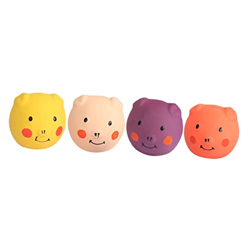Happyyami 4 Stücke Quietschende Hund Spielzeug Latex Bälle Spielzeug für Haustiere Welpen Beißen Spielzeug Entzückende Happyyami 4 Stücke Quietschende Hund Spielzeug Latex Bälle Spielzeug für Haustiere Welpen Beißen Spielzeug Entzückende von Happyyami
